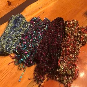 4-Pack Accent Scarves